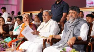 CM Siddaramaiah and D K Shivakumar shared a stage for the golden jubilee of an Anganwadi programme. (Source: X/@siddaramaiah)