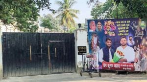 Patna, Nov 14 (ANI): A deserted view outside the residence of the LoP Tejashwi Yadav during the vote counting of the Bihar assembly election, in Patna on Friday. (ANI Photo)