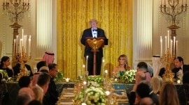trump dinner ronaldo musk saudi crown prince