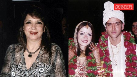Zarine Khan (left) continued to consider Hrithik Roshan her son, despite his divorce with Sussanne Khan
