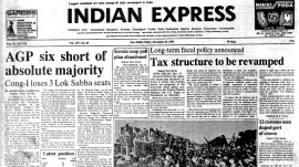 40 Years Ago, Asom Gana Parishad, V P Singh, Tax system revamp, Historic Indo-Pak treaty, Indo-Pak treaty, BJP charge a damp squib, editorial, Indian express, opinion news, current affairs