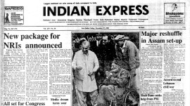 New package for NRIs, Tensions mount in Punjab, Congress centenary, Lebanese civil war, 40 Years Ago, editorial, Indian express, opinion news, current affairs