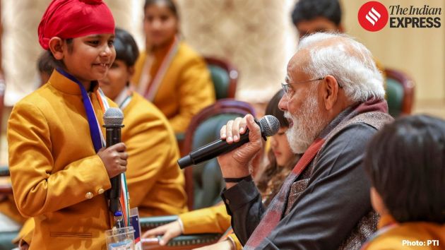 During the speech, the Prime Minister highlighted the bravery of the Sahibzades, Baba Zorawar Singh Ji and Baba Fateh Singh Ji