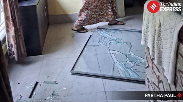 Residents say the intensity of the explosions shatters window panes of nearby houses