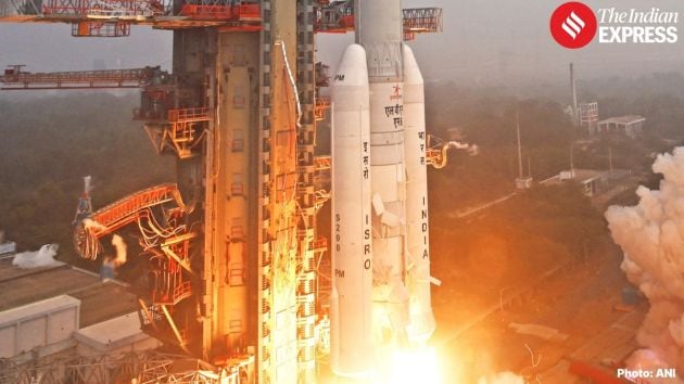 The LVM3 rocket, also known as ‘Bahubali’, carries the heaviest payload ever launched by ISRO’s LVM3 vehicle, weighing approximately 6,100 kg