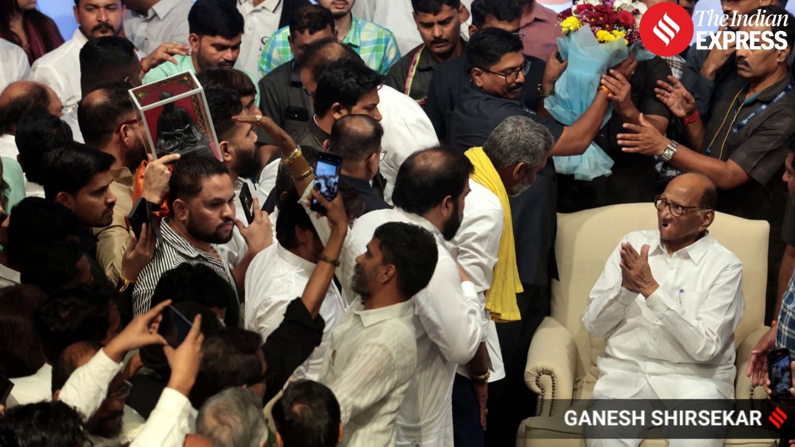 Deputy Chief Minister Eknath Shinde conveys his birthday wishes to Pawar , expressing hope for his continued guidance