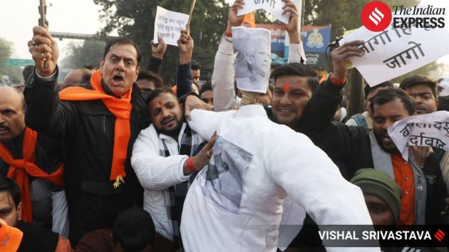 Protesters urged protection for minority communities and called for diplomatic action and justice