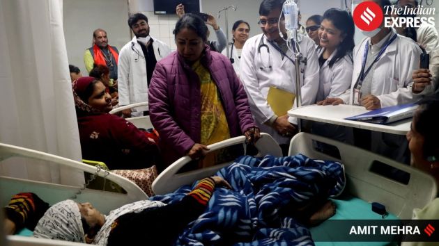 CM Gupta personally interacted with patients and their family members