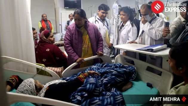 She inquired about ongoing treatments and assured patients of timely medical care and quick treatment during their stay at the hospital