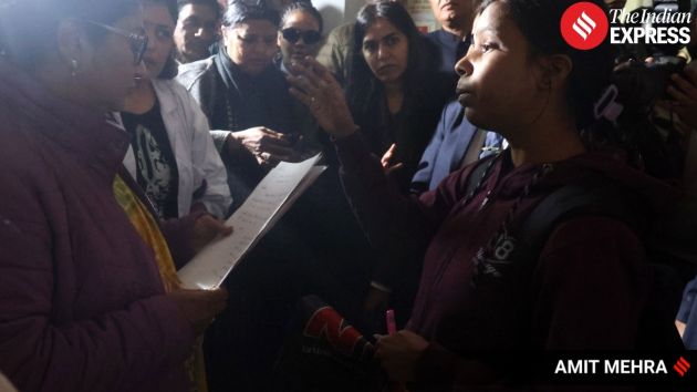 The Chief Minister was accompanied by local MLA Sanjay Goyal during the inspection of the government-run super specialty hospital