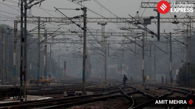 A thick layer of dense fog blanketed Delhi‑NCR today, drastically reducing visibility and disrupting travel across the region