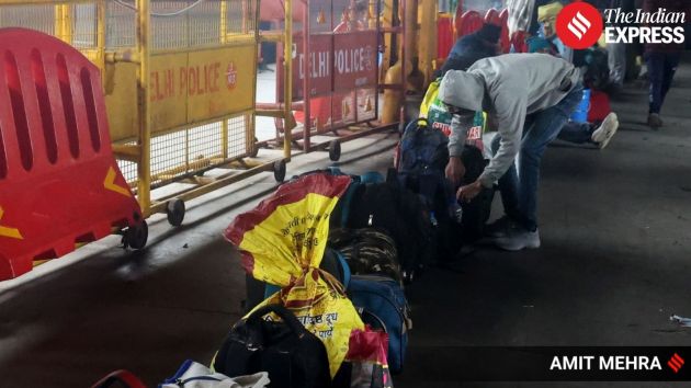 Several train services to and from New Delhi Railway Station ran behind schedule today