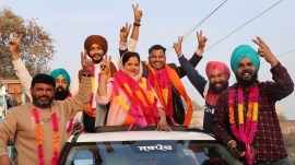 AAP-4col1 Punjab zila parishads, AAP claims win in 78% Punjab zila parishads, AAP claims win in Punjab zila parishads, Indian express news, current affairs
