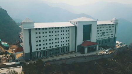 The Atal Institute of Medical Super Specialities (AIMSS), Chamiana, in Shimla on Monday released its winter vacation schedule for its teaching faculty and senior residents for the academic year 2025–26. (Express Photo)