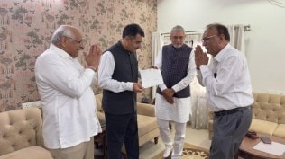 Bhupendra Patel, Jethabhai Ahir, Gujarat Assembly, Gujarat Deputy Speaker resigns, Ahmedabad news, Gujarat news, Indian express, current affairs
