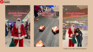 Air India Christmas gifts Bengaluru airport