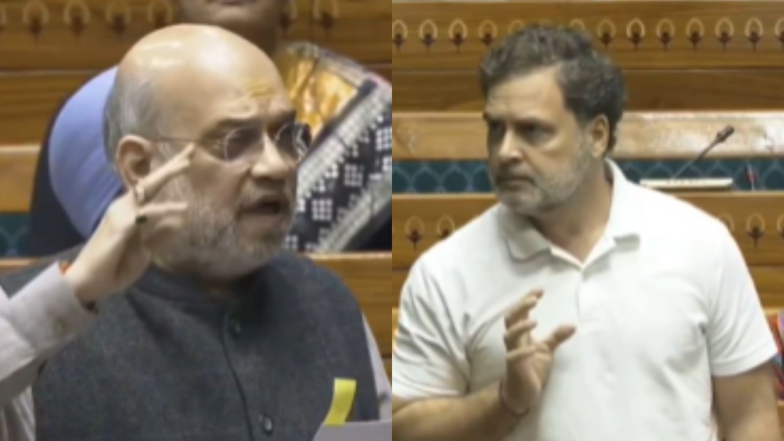 Parliament Winter Session 2025 Today News Live Updates, Day 8: Lok Sabha witnessed a faceoff between Union Home Minister Amit Shah and Leader of Opposition Rahul Gandhi over "vote chori" allegations raised by the latter. As Shah claimed vote chori allegations as an attempt to create a fake narrative, Gandhi challenged him to debate over the three press conference he had held earlier.