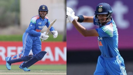 Ayush Mhatre (L) and Vihaan Malhotra (R) will lead India at U-19 World Cup. (PHOTO: CREIMAS FOR BCCI/X)