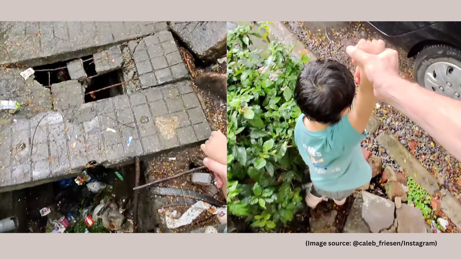 Canadian living in India criticises Bengaluru footpath, shares video of his son navigating broken pavement: ‘Sad and scary’