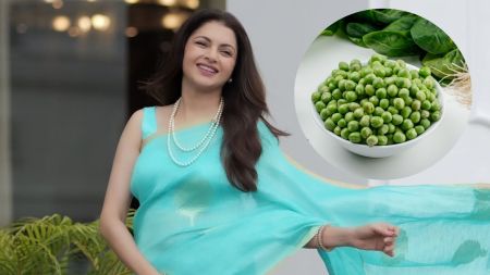Bhagyashree hails the benefits of peas as a protein source.