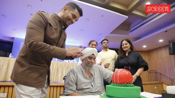 Bishan Singh Bedi and Angad Bedi