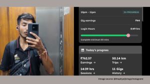 In one viral video, the delivery agent, identified as Thapliyal Ji, revealed that he earned Rs 763 after completing 28 deliveries over a 15-hour workday