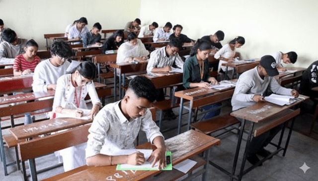 CBSE has emphasised that answers must be written strictly within the dedicated space for each section, and no mixing of responses will be accepted (Representative/Express photo by Narendra Vaskar)