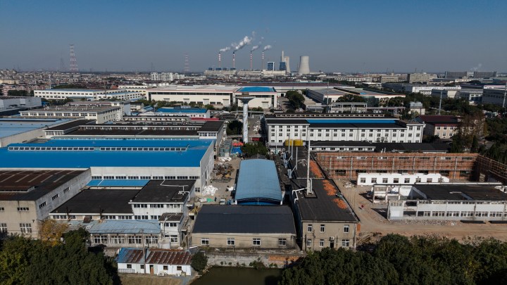 A refinery on the outskirts of Wuxi, China, Nov. 18 , 2025. The refinery is the world's sole producer of ultra-pure dysprosium, a rare earth metal needed for artificial intelligence chips