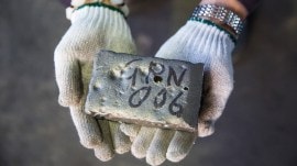 An ingot of neodymium and praseodymium, two rare earths with powerful magnetic qualities, in China, Oct. 16, 2013. China’s centrality in rare earths is the result of decades of planning and domestic and overseas investment, often directed from the highest levels of the party and the Chinese government.