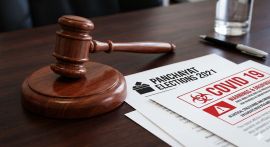 The Allahabad High Court noted that the UP teacher died after contracting COVID-19 while on panchayat election duty, making his widow eligible for an ex-gratia claim.