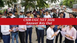 CSIR UGC NET December 2025 Answer Keys