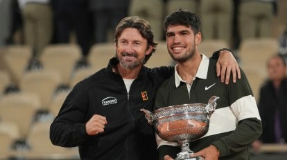 Ferrero also congratulated Alcaraz and spoke about their time together. (AP Photo)