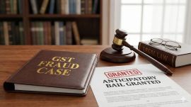 The Chhattisgarh High Court has granted anticipatory bail to a Raipur-based freelance accused in a Rs 124 crore GST fraud case.