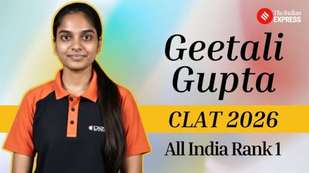 Clat 2026 topper geetali gupta air 1 ie