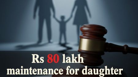 In May 2018, granting divorce, the trial court had directed the man to deposit Rs 10 lakh for their daughter's maintenance. (AI generated image)