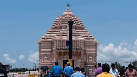 Jagannath Dham, Digha, crossed the mark of 1 crore visitors on Sunday