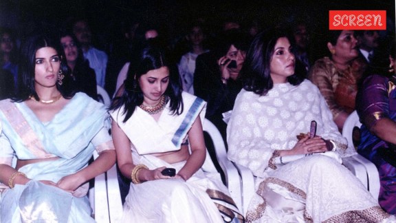Twinkle Khanna with Mother Dimple Kapadia
