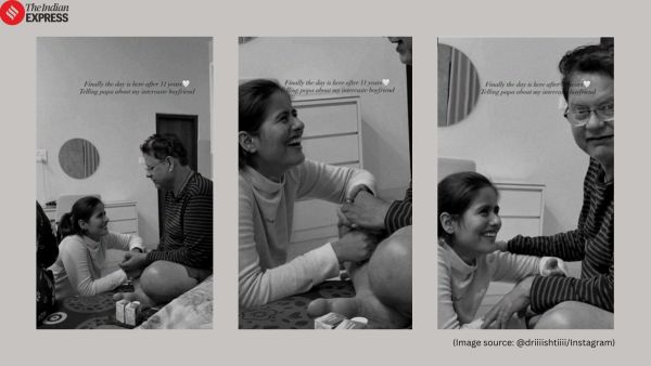 Father's reaction to Daughter's love confession viral video