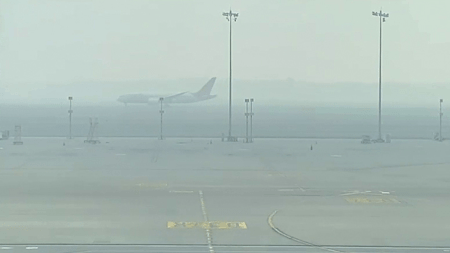 Flight operations at airports in Delhi and other parts of north India have been hit due to poor visibility because of dense fog (Photo: ANI).