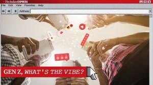 Young people using smartphones and laptops, chatting online and connecting with friends across distances, representing Gen Z digital friendships