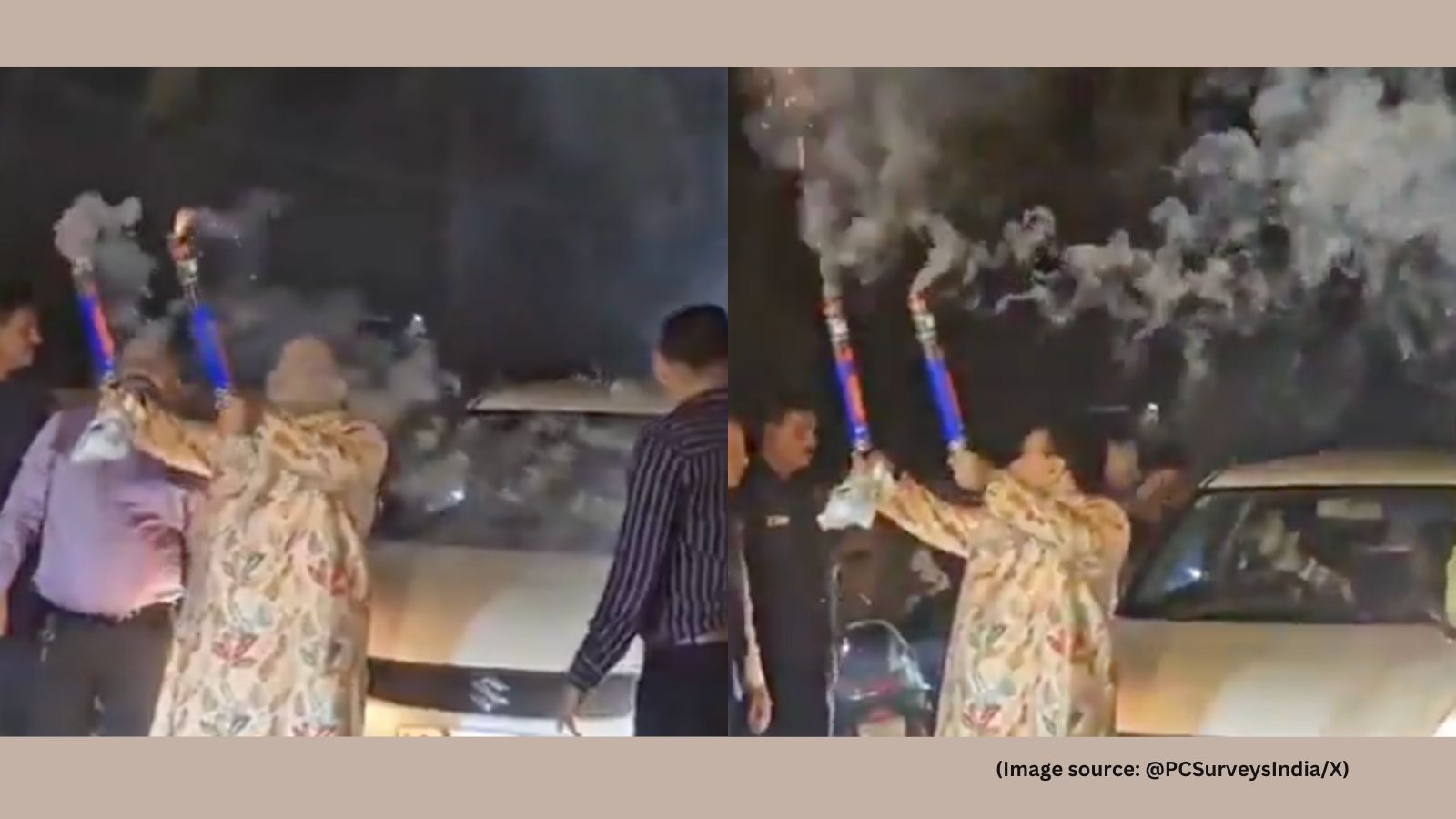 Responding to the backlash, the businessman defended himself, arguing that fireworks are frequently used at events held on nearby grounds