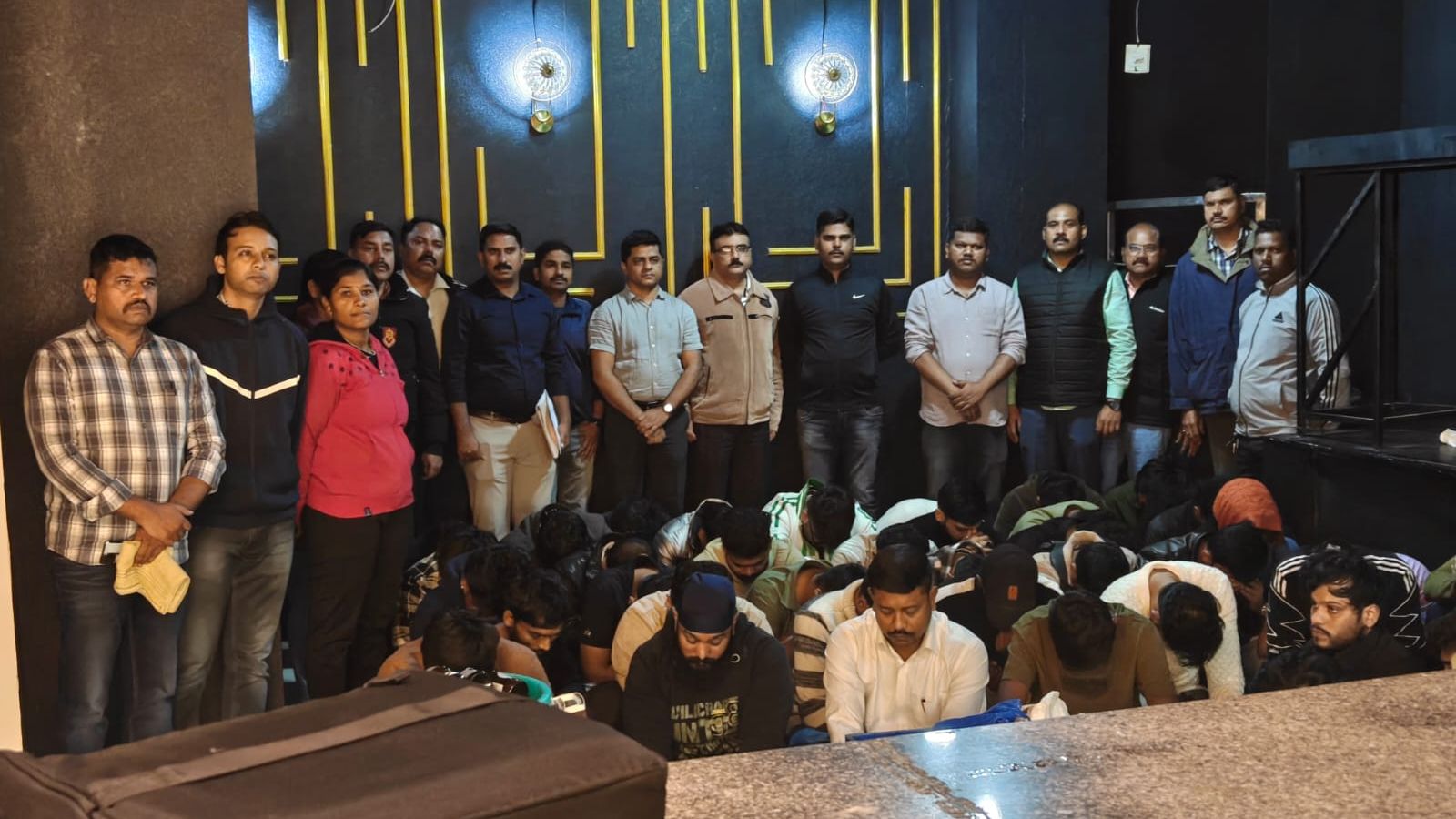 Excise officials seized liquor and equipment worth ₹3.67 lakh during a pub raid, including 178 foreign liquor bottles.