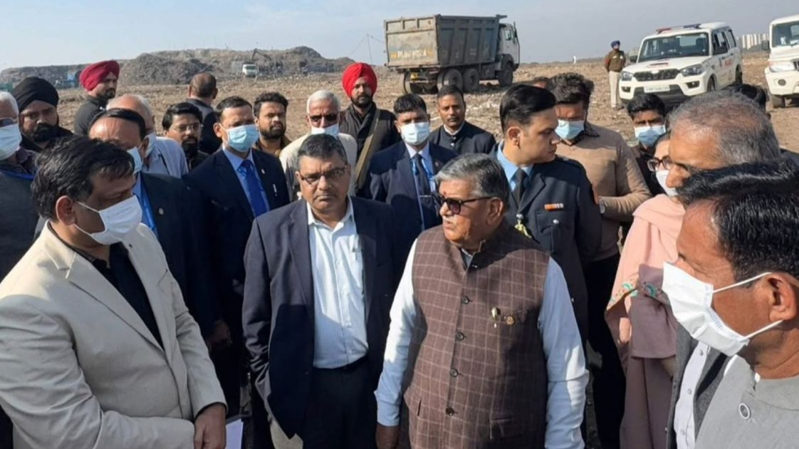 Kataria Reviews Dadumajra Dumping Ground Progress