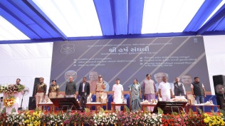 Gujarat Deputy CM Harsh Sanghavi inaugurated multiple citizen-centric and technology-driven projects of Ahmedabad Rural Police to strengthen law and order. (Credit: x/ @sanghaviharsh)