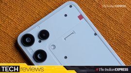 Nothing Phone (3a) Lite(Image: The Indian Express/ Anuj Bhatia)