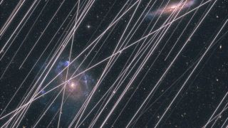 Hubble is less vulnerable because it observes a narrower slice of the sky, while more distant observatories like the James Webb Space Telescope remain largely unaffected. (Image: Nature)