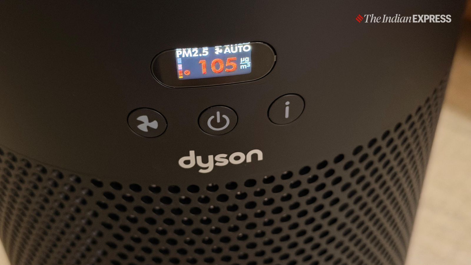 Getting to the green zone is not easy, considering the particulate matter in the room spikes every time you open the main door or even the doors to one of the rooms, without running an air purifier.(Image: The Indian Express/ Nandagopal Rajan)