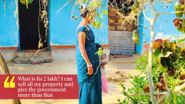 "What is Rs 2 lakh? I can sell all my property and give the government more than that" (The photograph has been modified to protect the identity of family)