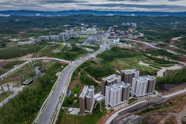 An aerial view of Nusantara, which is designed to be a “10-minute-city” for walking, cycling or using public transportation to reach your daily living and working destinations, in Indonesia, Nov. 18, 2025. (The New York Times) 