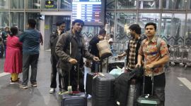 As many as 59 flights were cancelled at Goa’s two airports on Friday as passengers and tourists remained stranded for hours amid uncertainty.